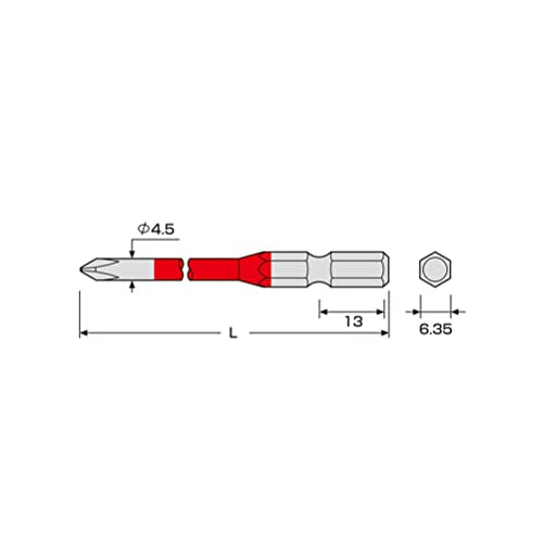 ANEX ACMD-1150 Color Bit with Step +1x150 Set of 2 Heat-resistant color coating_3