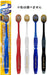 Premium care toothbrush 7 rows regular normal Polyester Hair Made in Japan Blue_2