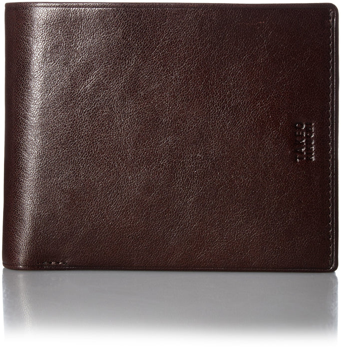 Takeokikuchi Aldo With inner spatula Bifold Wallet Leather 9x11.5cm 177624 NEW_1