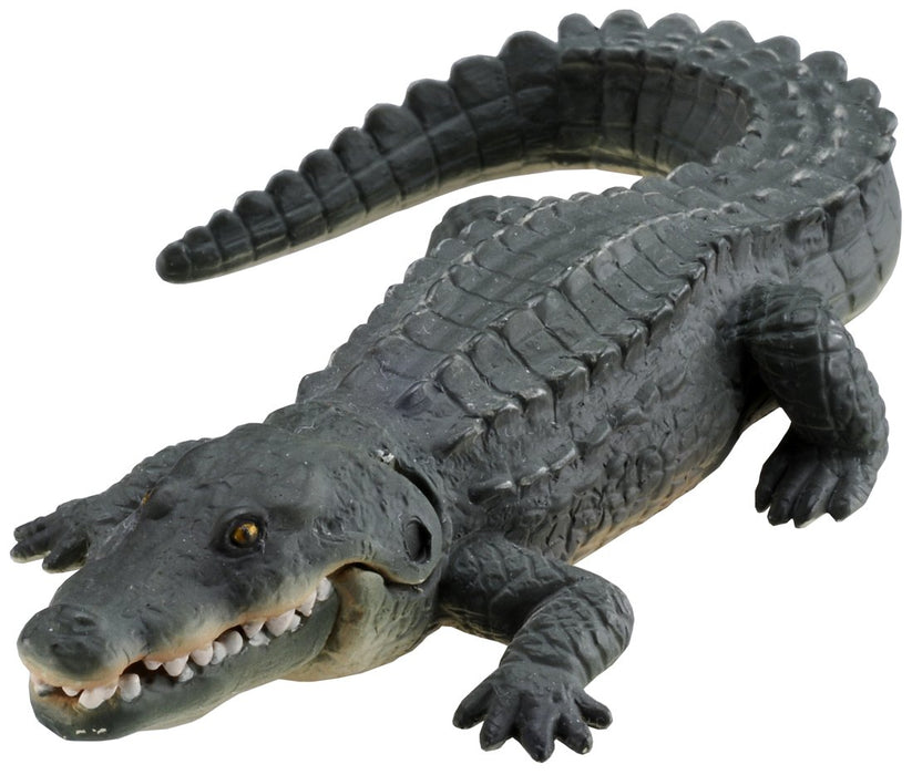 Takara Tomy Ania AS-08 Nile Crocodile Figure ‎487982 Real Design Animal Figure_1