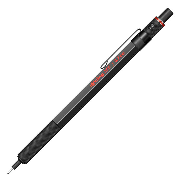 Rotring Mechanical pencil 500N 0.7mm 1904-727 Black Brass Stainless Steel NEW_1