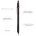 Rotring Mechanical pencil 500N 0.7mm 1904-727 Black Brass Stainless Steel NEW_2
