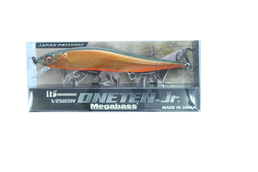 Megabass VISION ONETEN Jr. GLX Tonekin 98mm / 3/8oz Blackbass Fishing Lure NEW_1