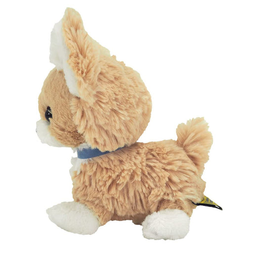 SUN LEMON Paps! Chihuahua Beige Plush Doll H17.5xW13xD14cm Cotton P-6711 NEW_2