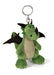 NICI BB Dragon 10cm Green Keychain Mascot Plush Doll Polyester Metal Ring NEW_1