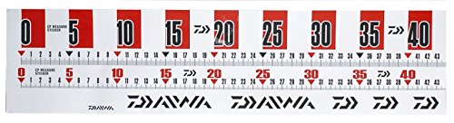 Daiwa Fishing Measure Scale Ruler Sticker CP Red 44cm 925907 for Cooler Lid NEW_1