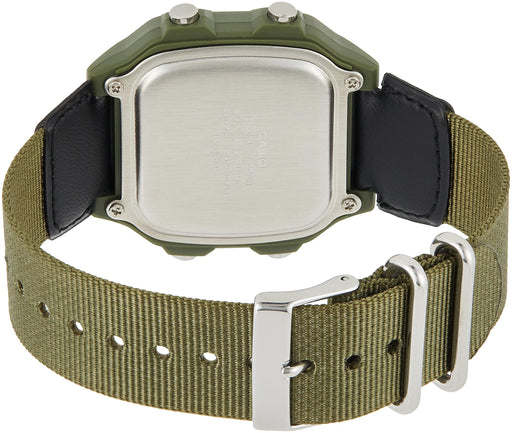 CASIO watch digital Men overseas model AE-1200WHB-3B Green Nylon Band Square NEW_2