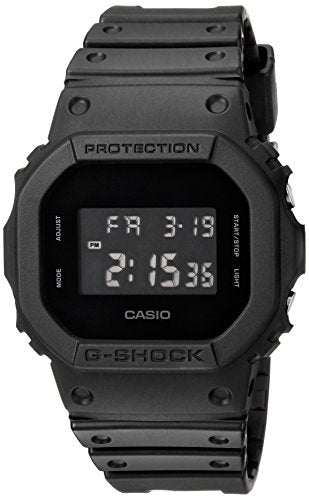CASIO G-Shock DW-5600BB-1CR Black Resin Digital Men's Watch LED Light Alarm NEW_1