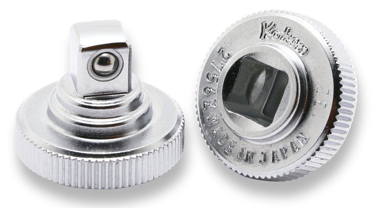 Ko-ken Z-EAL 1/4 (6.35mm) Quick Spinner 2756Z L18mm for Narrow area Silver NEW_1
