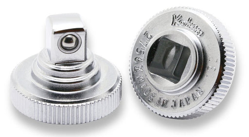 Ko-ken Z-EAL 1/4 (6.35mm) Quick Spinner 2756Z L18mm for Narrow area Silver NEW_1