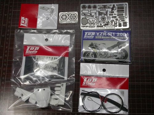 Top Studio Yamaha YZR-M1 2004 Super Detail Up Set Tamiya 1/12 Parts MD29002 NEW_7
