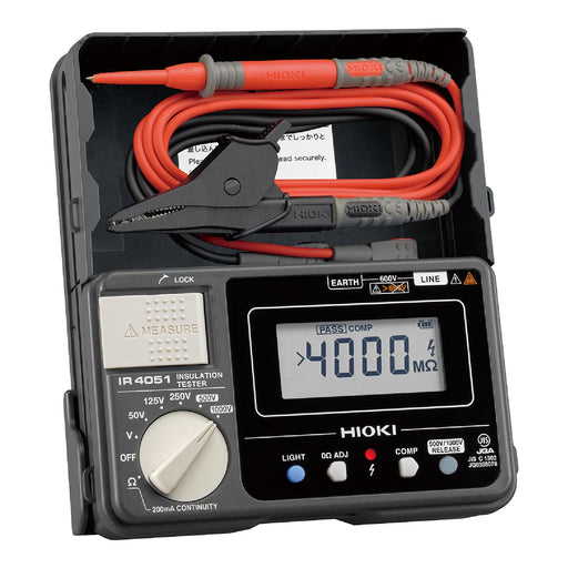 HIOKI IR4051-10 5 range Digital Insulation Tester Battery Powered LED Backlight_1