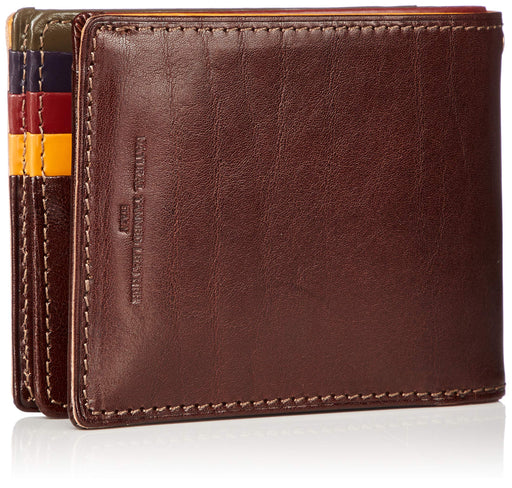 Takeokikuchi Area Wallet with Inner Pocket 266616 Chocolate 8.5x11.5cm Leather_2