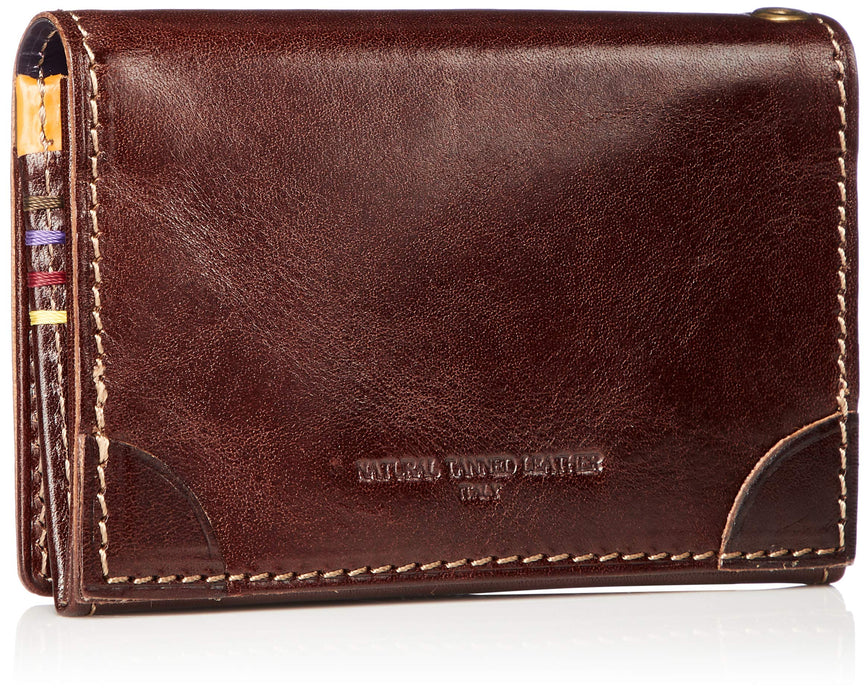 Takeokikuchi Business card holder area 266620 Cowhide Leather Brown 8x11cm NEW_2