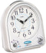 Seiko Alarm Clock 31 Melodies Analog White NR435W Battery Powered 12.9x13.6cm_1