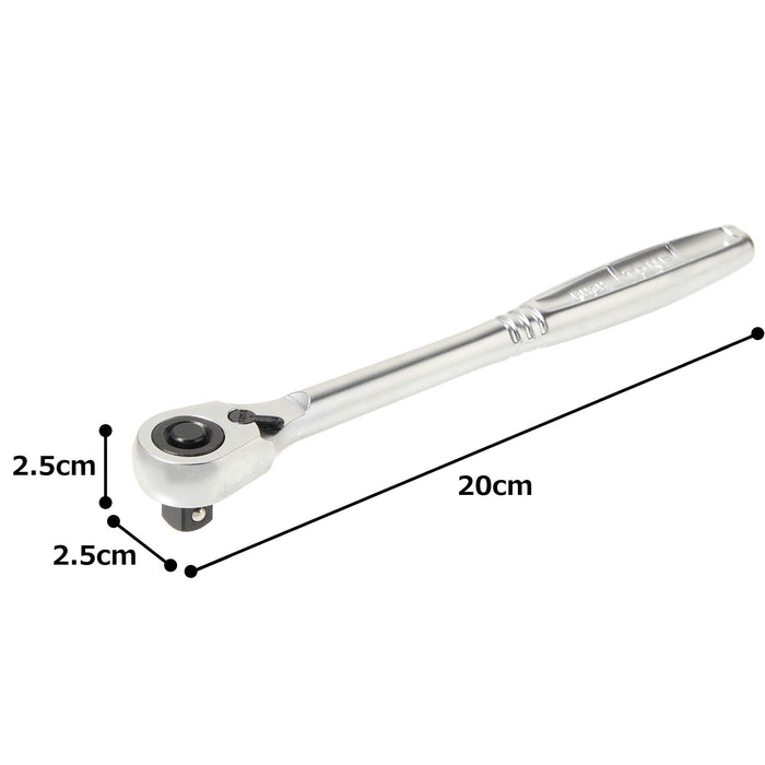 TONE ratchet handle hold type RH3H drive angle 9.5mm (3/8) L200xW26.5xD26.5mm_7