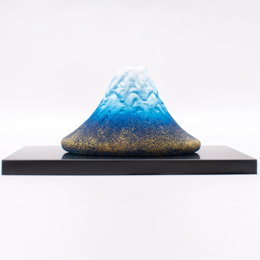 Santo Banko Ware Mt. Fuji Ornament Interior Object Navy Blue Gradient 14516 NEW_2