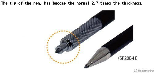 Fueki Mechanical Pencil for Architecture Strong Type 2.0mm HB SPG20B-H NEW_2