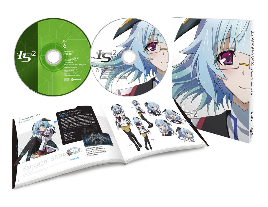 IS Infinite Stratos 2 Vol.6 [Blu-ray] Standard Edition OVXA-6 Clear Case Digipak_1