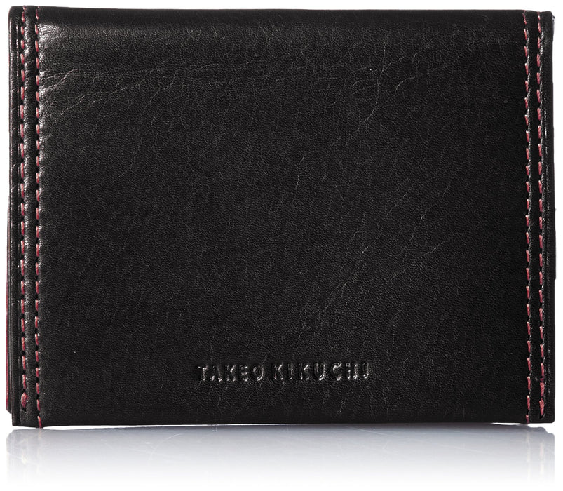 Takeokikuchi Coin purse Men's BOX type soft antique Black Leather TKW505013 NEW_1