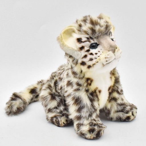 HANSA snow leopard cub 18 BH6356 Real Design Animal Plush Doll Paper Tag NEW_1