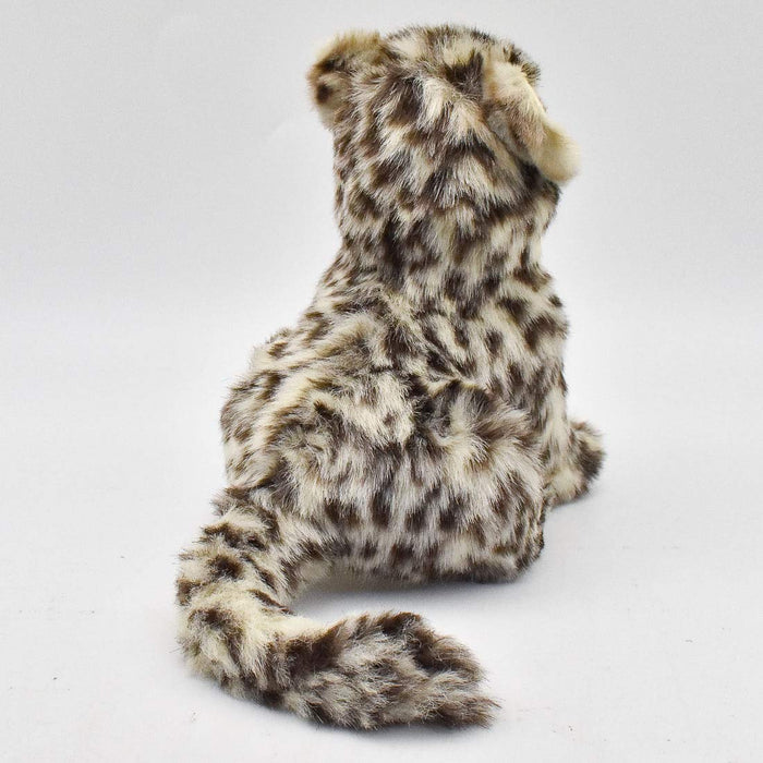 HANSA snow leopard cub 18 BH6356 Real Design Animal Plush Doll Paper Tag NEW_3
