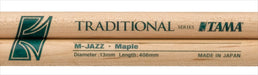 TAMA Drum Stick Dia 13mm L 406mm Maple M-JAZZ Made in Japan Beige Small Tip NEW_3