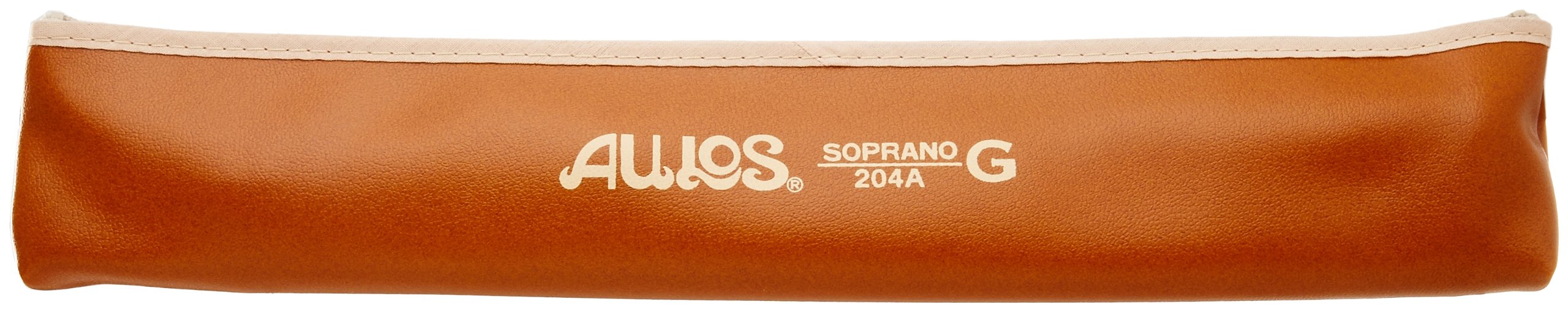 AULOS Robin Soprano Recorder German Fingering 204A(G) Black, Ivory Plastic NEW_2