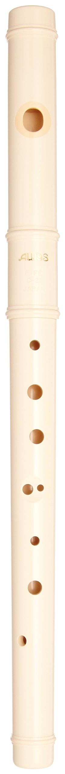 Toyama Musical Instruments Aulos Fife Pipit C-21 Plastic Ivory with Softcase NEW_1