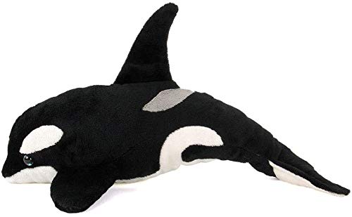 COLORATA Killer Whale Orca Plush Doll W24xH17xD35cm Polyester Polystyrene 979662_3