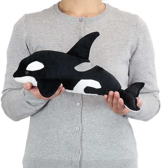 COLORATA Killer Whale Orca Plush Doll W24xH17xD35cm Polyester Polystyrene 979662_5
