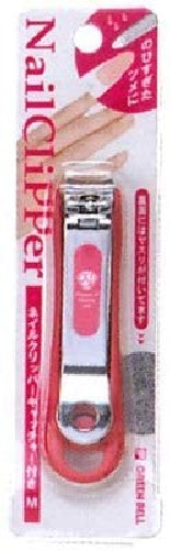 Green Bell PSG-033 Finger and Toe Nail Clipper M size with Catcher 673201.0 NEW_1
