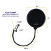 Auphonix Blue Yeti Microphone Popfilter Double screen mesh ‎Black APHX-MFP-2 NEW_2