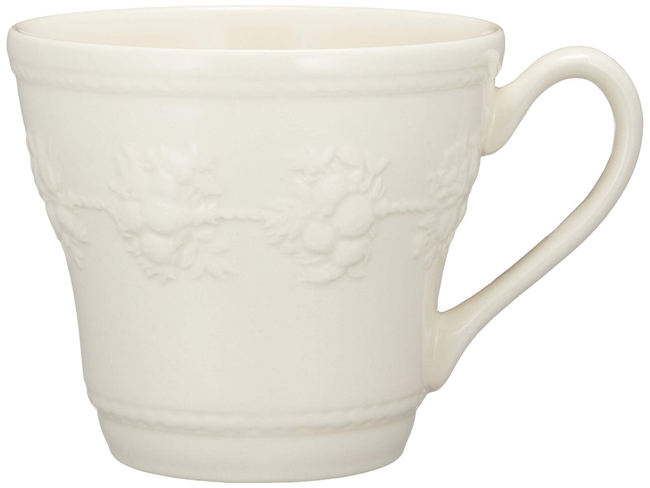 Wedgwood Festivity Ivory Mug Microwave/Dishwasher Safe Earthen Wear 350ml NEW_1