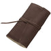Zippered roll type pen case Pensemble dark brown PSRF3-01-DBN Leather, Suede NEW_1