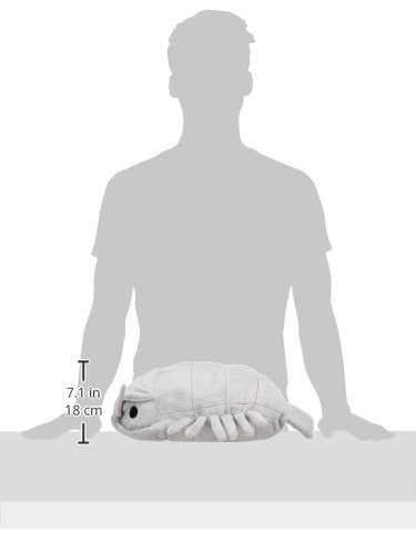 TST ADVANCE Sea Creature Munyumum Giant Isopod Plush Doll XL Size Gray 7347 NEW_3