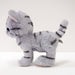 Sun Lemon Kitten Plush Doll American Shorthair Gray 15x17.5x6.8cm ‎P-7521 NEW_4