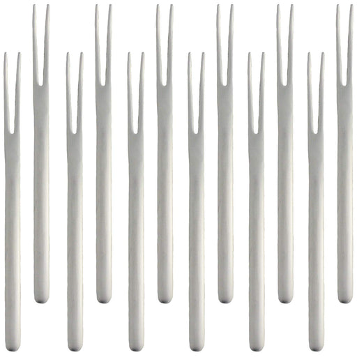 Nagao Tsubamesanjo Sweets Pick Fork Set of 12 pieces 12cm 18-8 Stainless NEW_1