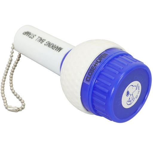 Uplark Snoopy Marking Golf Ball Stamp G422 Blue Ink Plastic Blue Body Ballchain_1
