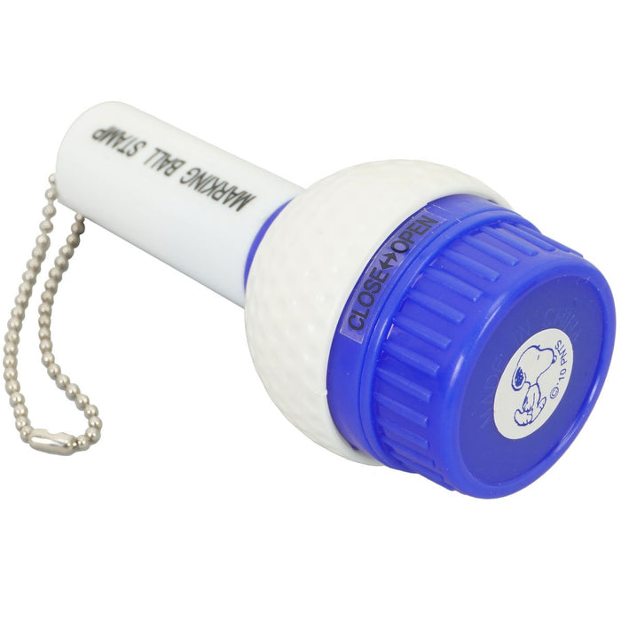 Uplark Snoopy Marking Golf Ball Stamp G422 Blue Ink Plastic Blue Body Ballchain_1