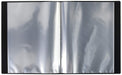 Clear File Storage Holder Black Coade A4 size Plastic CONC-FF02 Fixed Pocket NEW_2