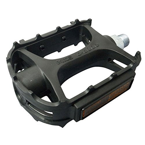 MKS Bicycle pedal G-6000 1/2 thin core black right and left set 94x75mm NEW_1