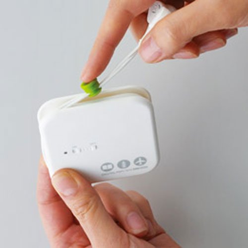 Kingjim ABS Digital Earplugs MM1000 White In-ear W64xD64xH14mm Battery Powered_3