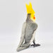 HANSA BH6470 Cockatiel Gray 18 Plush Doll Real Design Animal Doll Polyester NEW_3