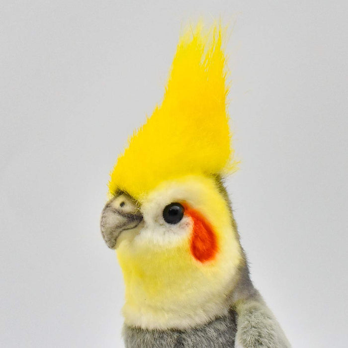 HANSA BH6470 Cockatiel Gray 18 Plush Doll Real Design Animal Doll Polyester NEW_4