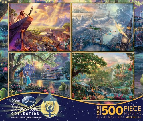 Ceaco Disney Classic Jigsaw puzzle set 4 sets of 500 piece H35.5xW45.7cm 3663-1_6