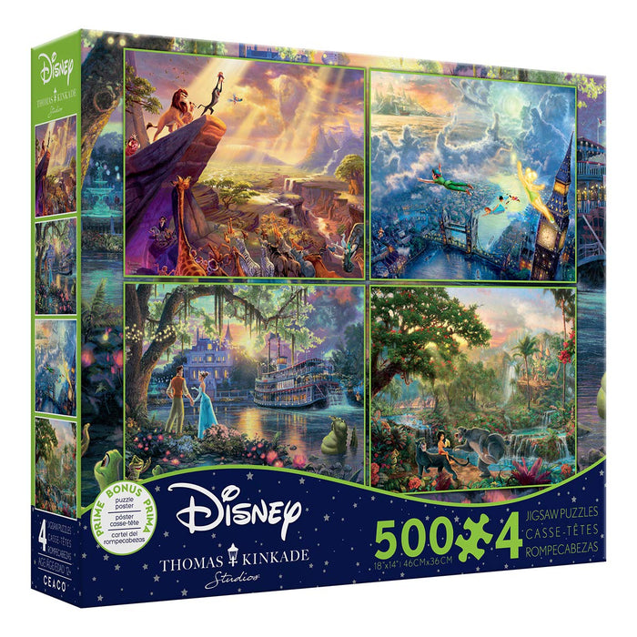 Ceaco Disney Classic Jigsaw puzzle set 4 sets of 500 piece H35.5xW45.7cm 3663-1_7