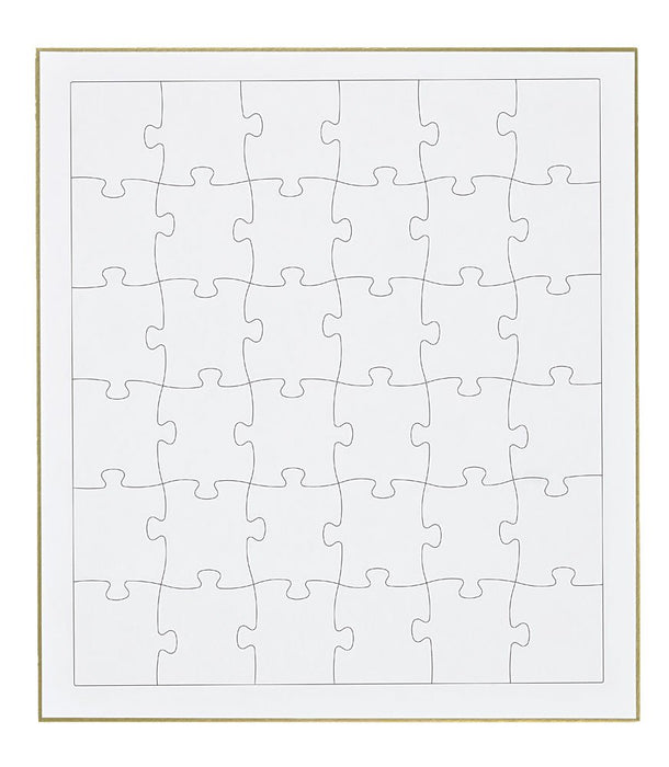 Beverly 36 pieces Jigsaw Puzzle for Message White 24.2x27.2cm WP-001 Original_1