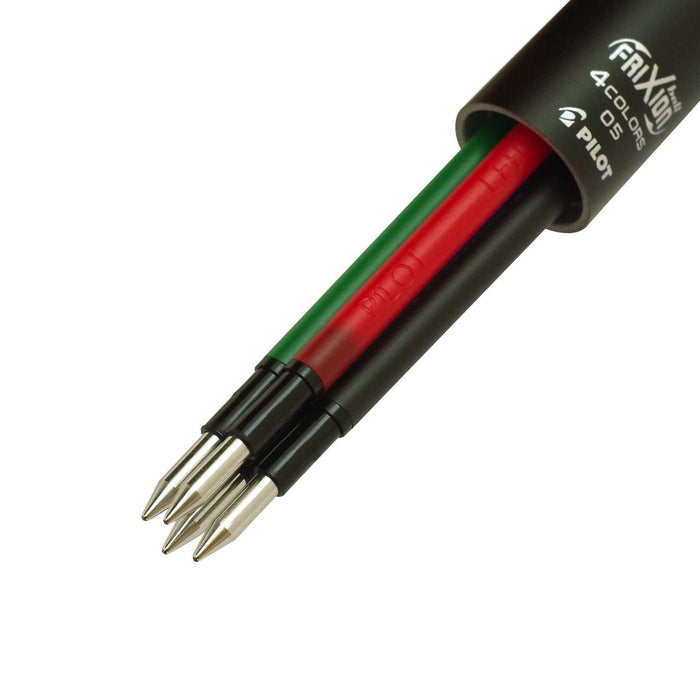 Pilot FRIXION BALL 4 0.5mm erasable gel ink pen 4-colors LKFB-3SEF-B Black body_4