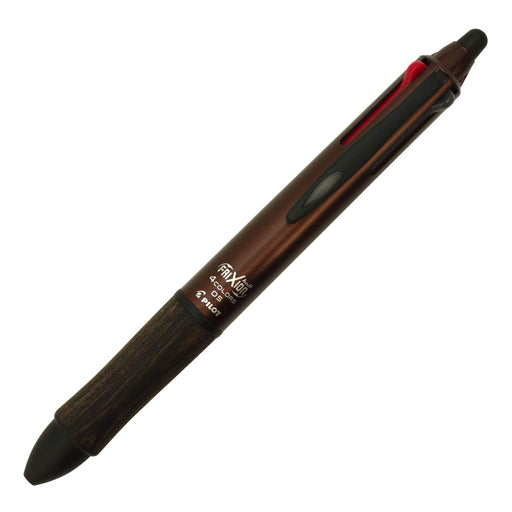 Pilot FRIXION BALL 4 0.5mm erasable gel ink pen 4-colors LKFB-3SEF-BN Brown body_1